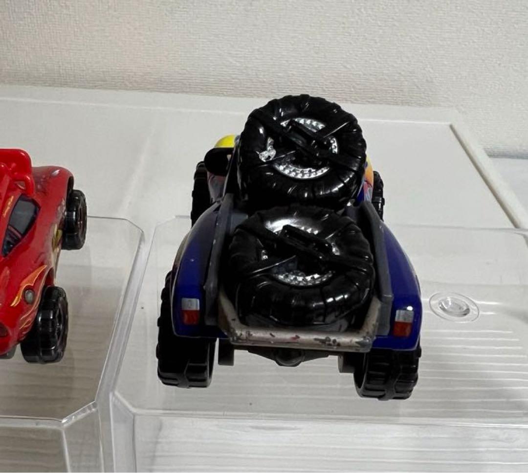 カーズ、ミニカー、（マテル）オフロードタイプ、マックイーン、ブルー・グリット