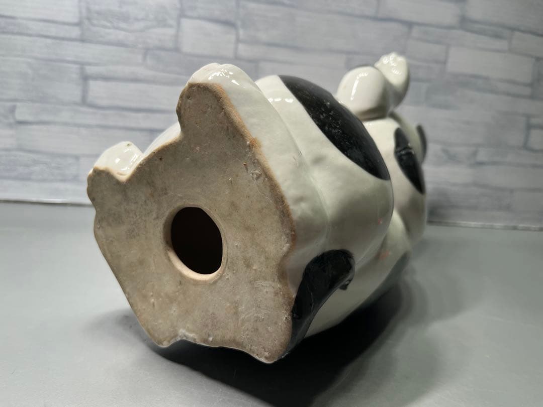 時代　瀬戸　大きな招き猫　高さ29cm