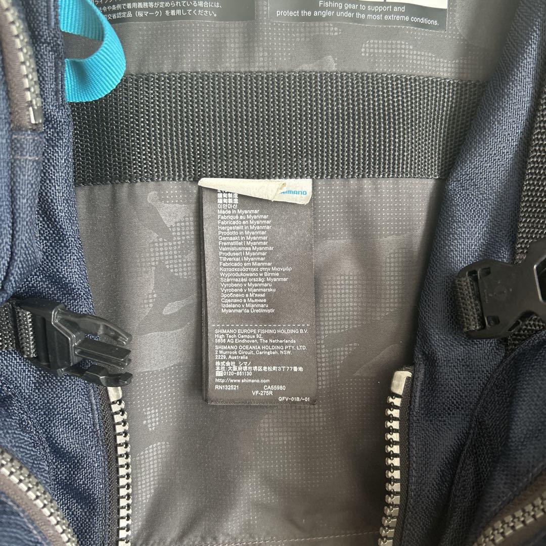 シマノ トリッパー ゲームベスト VF-275R サイズL