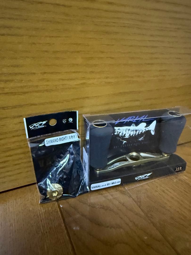 VARIAL ハンドル95 バリアルハンドル ゴールド mk3 シマノ右巻き