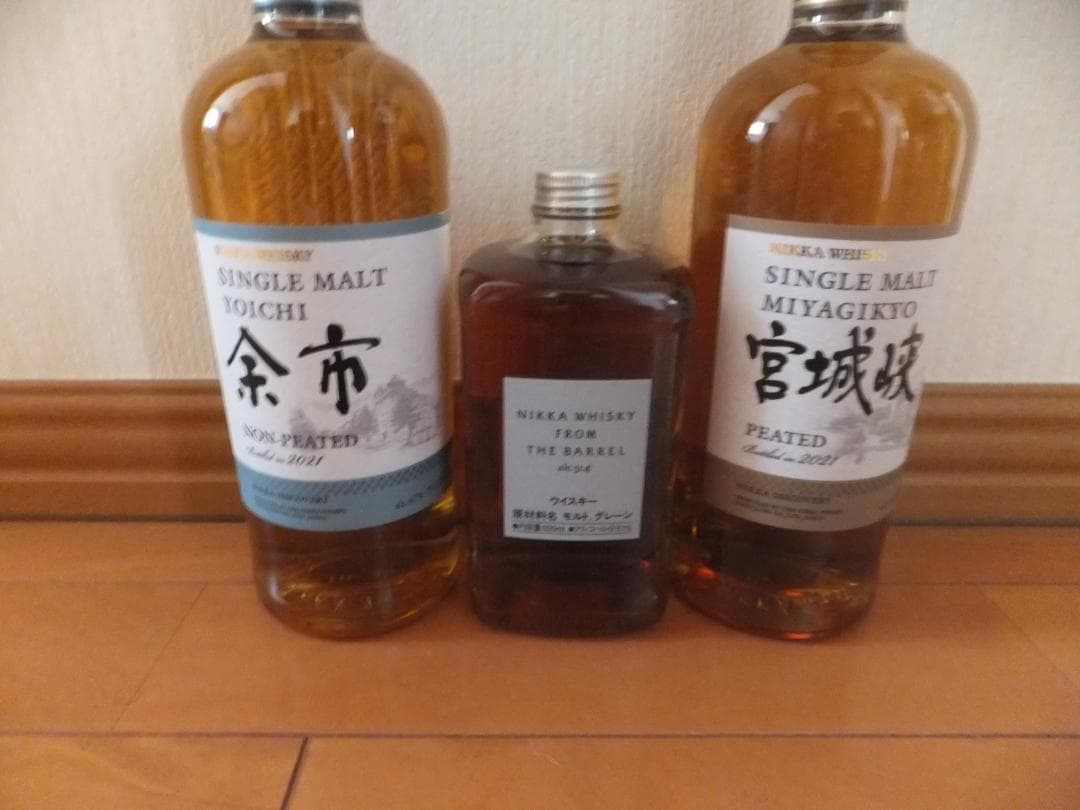 ニッカ・ウヰスキー7本　余市ノンピーテッド／宮城峡ピーテッド他　新品未開封