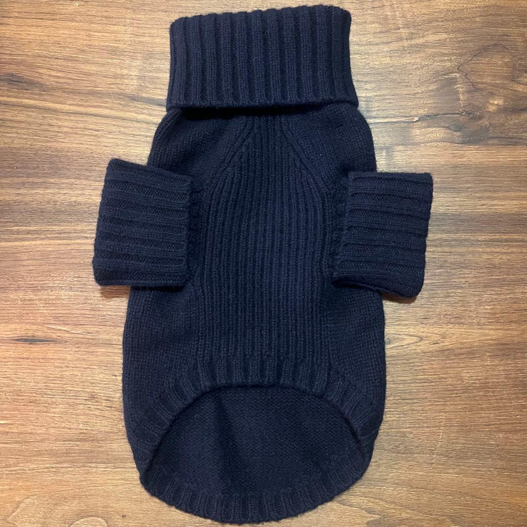 試着のみ ラルフローレン ベアウールカシミヤ ドッグセーター