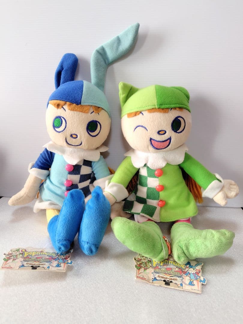 ポップンミュージック ぬいぐるみ　ミミ　ニャミ 2体セット　ポップンコレクション