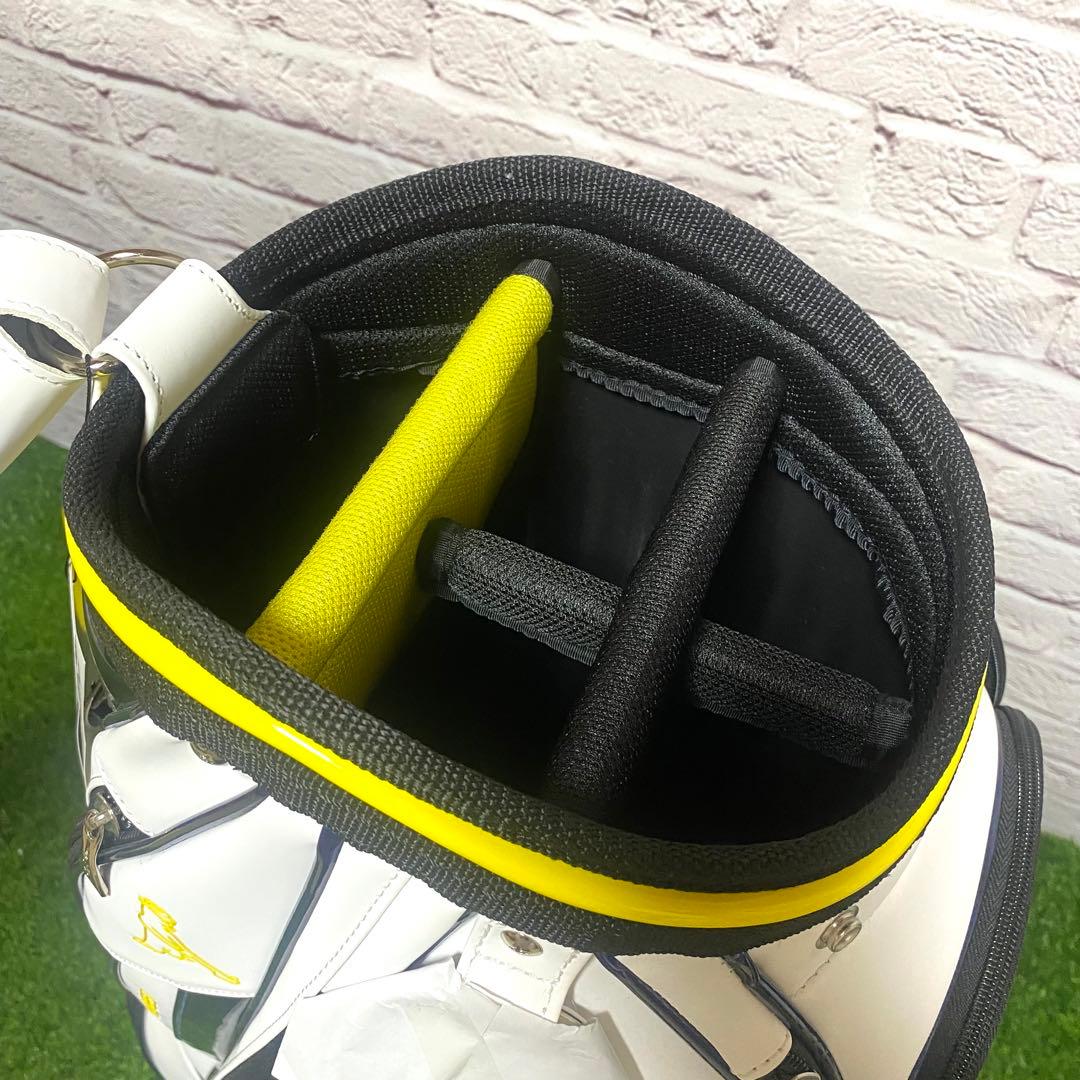 【新品】PING ピン キャディバッグ ホワイト ネイビー ミスターピン ゴルフ