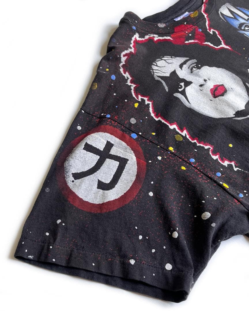 90's USA製 \" KISS \" 総プリント バンド Tシャツ