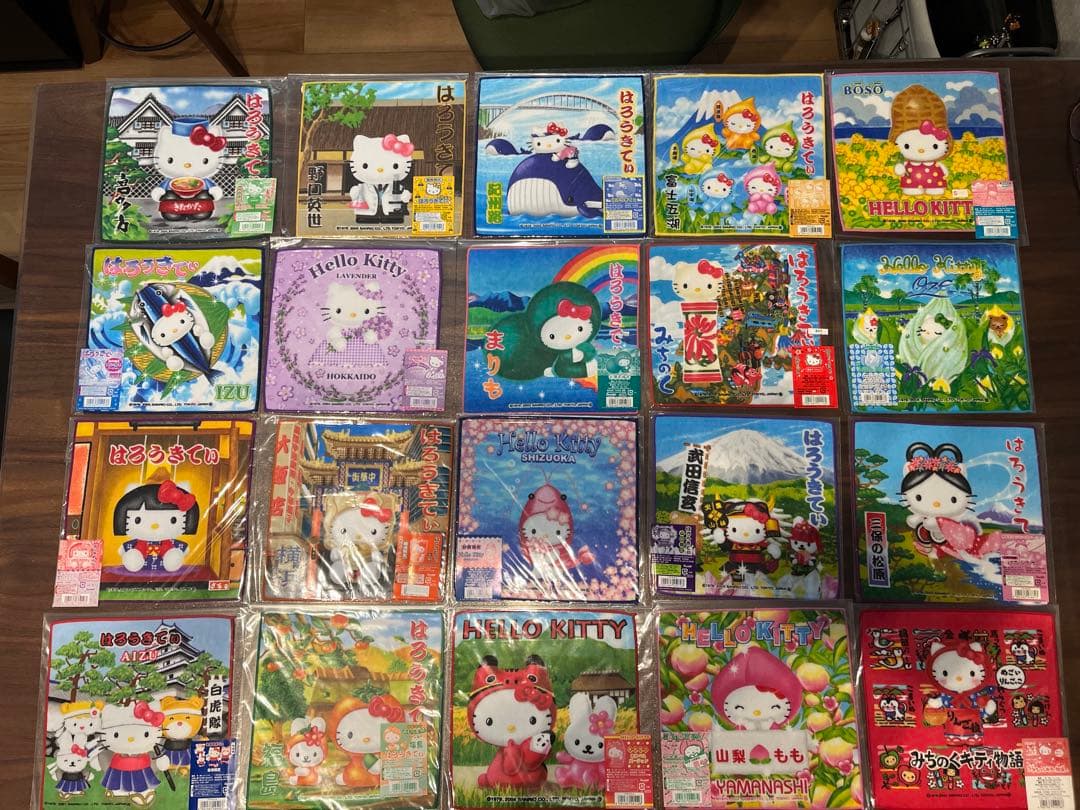 ハローキティ　ご当地キティ　ハンカチ　60枚セット