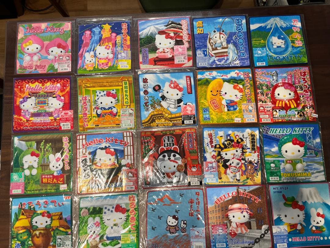 ハローキティ　ご当地キティ　ハンカチ　60枚セット