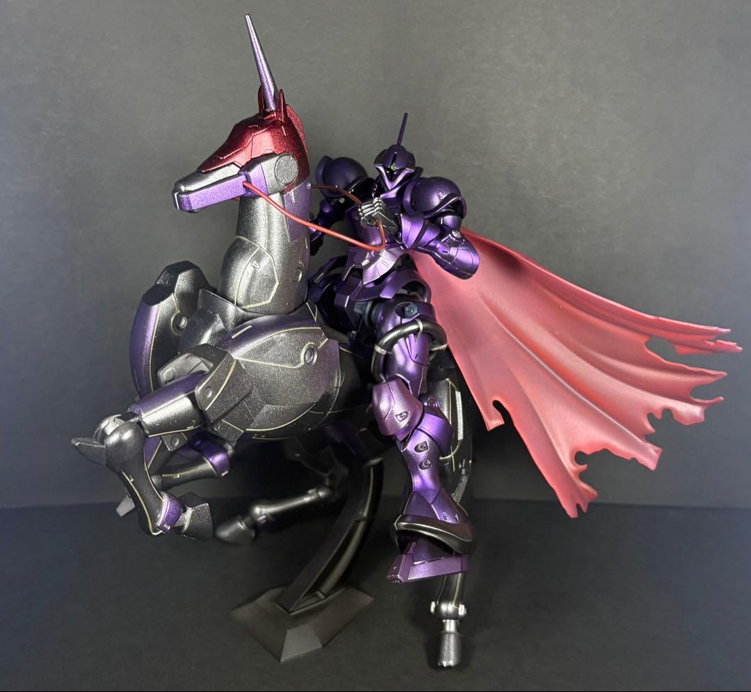 エグザベ専用ギャン×風雲再起　 ミキシング　全塗装完成品