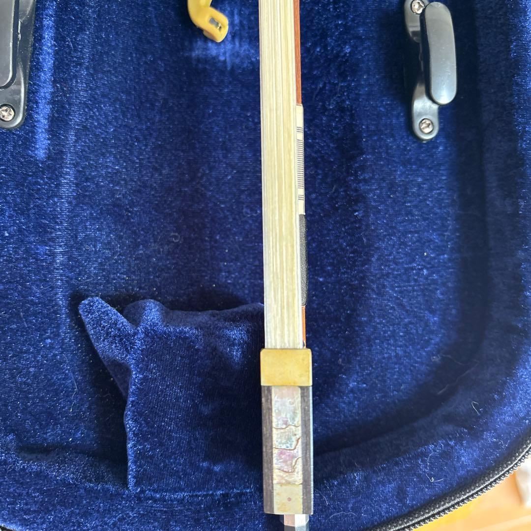 【美品】バイオリン 1/2サイズ セット ケース・弓・肩当て付き 子供用