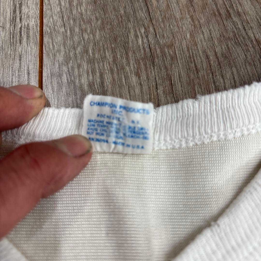 チャンピオン　バータグ　フットボールTシャツ