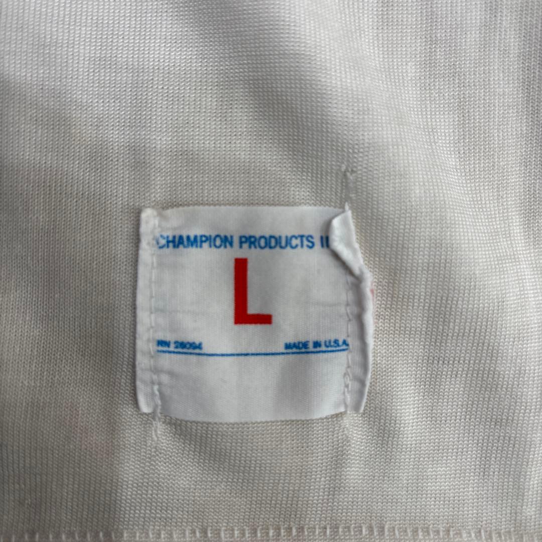 チャンピオン　バータグ　フットボールTシャツ