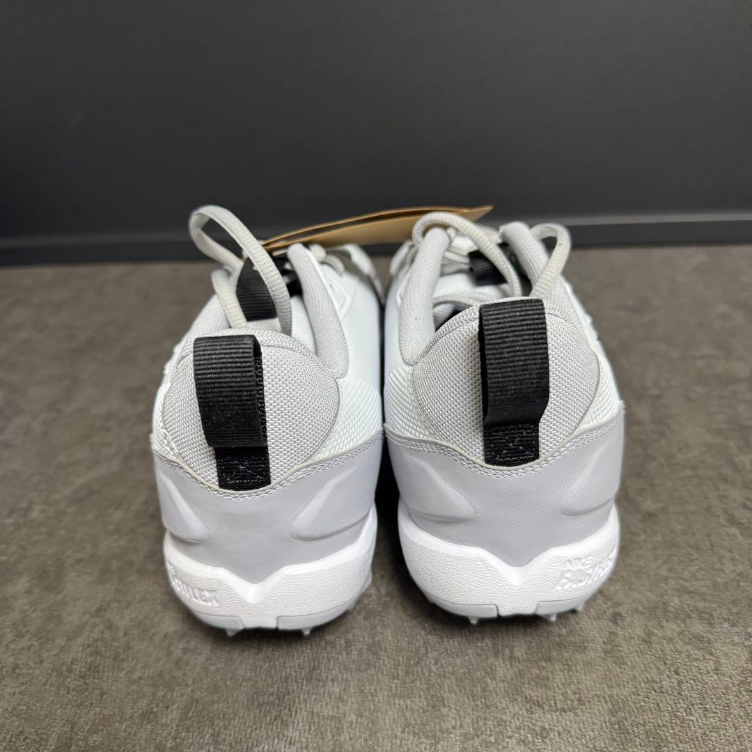 NIKE ポイント スパイク 野球 スタッド フォース トラウト 白 アルファ