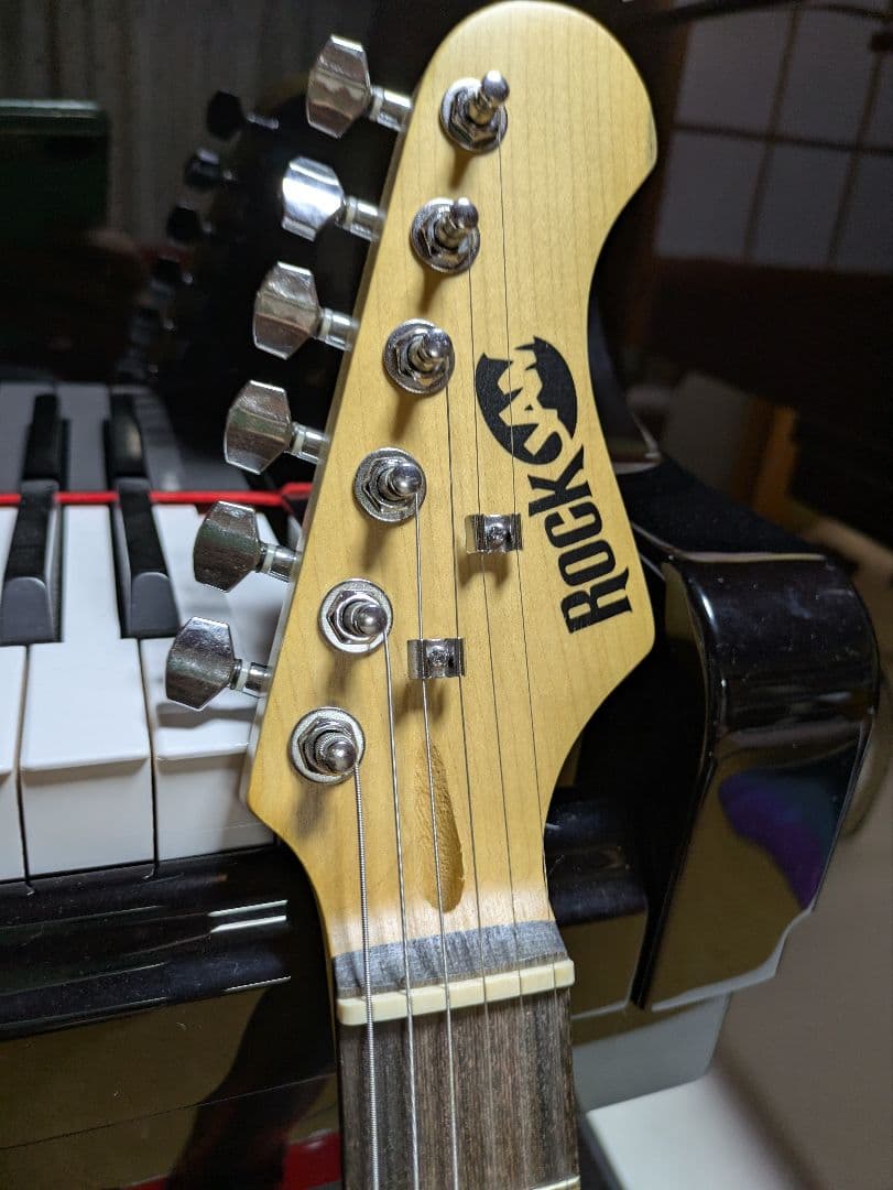 ロックジャム　Rock JAM　エレキギター レッド