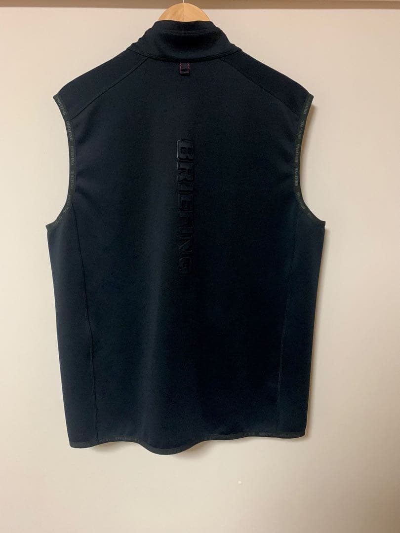 ブリーフィング フルジップ ダブルジップ ベスト ３Dロゴ エンボスロゴ XL