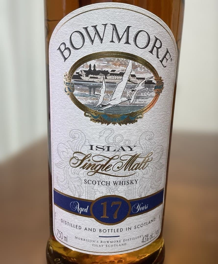 BOWMORE ボウモア17年 カモメラベル 750ml