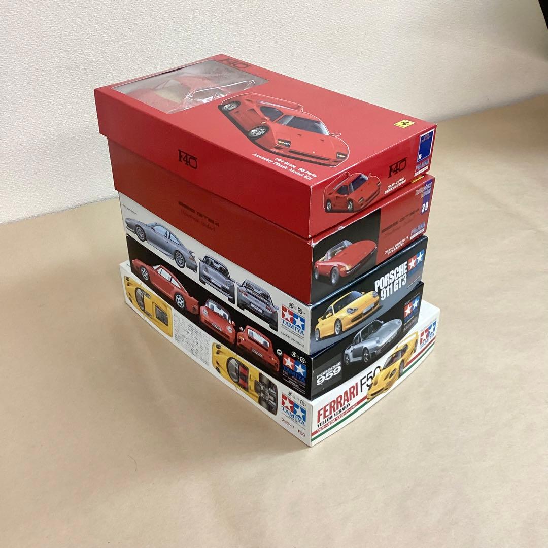 タミヤ フジミ模型 1/24 フェラーリ・ポルシェ5個セット 未組立品