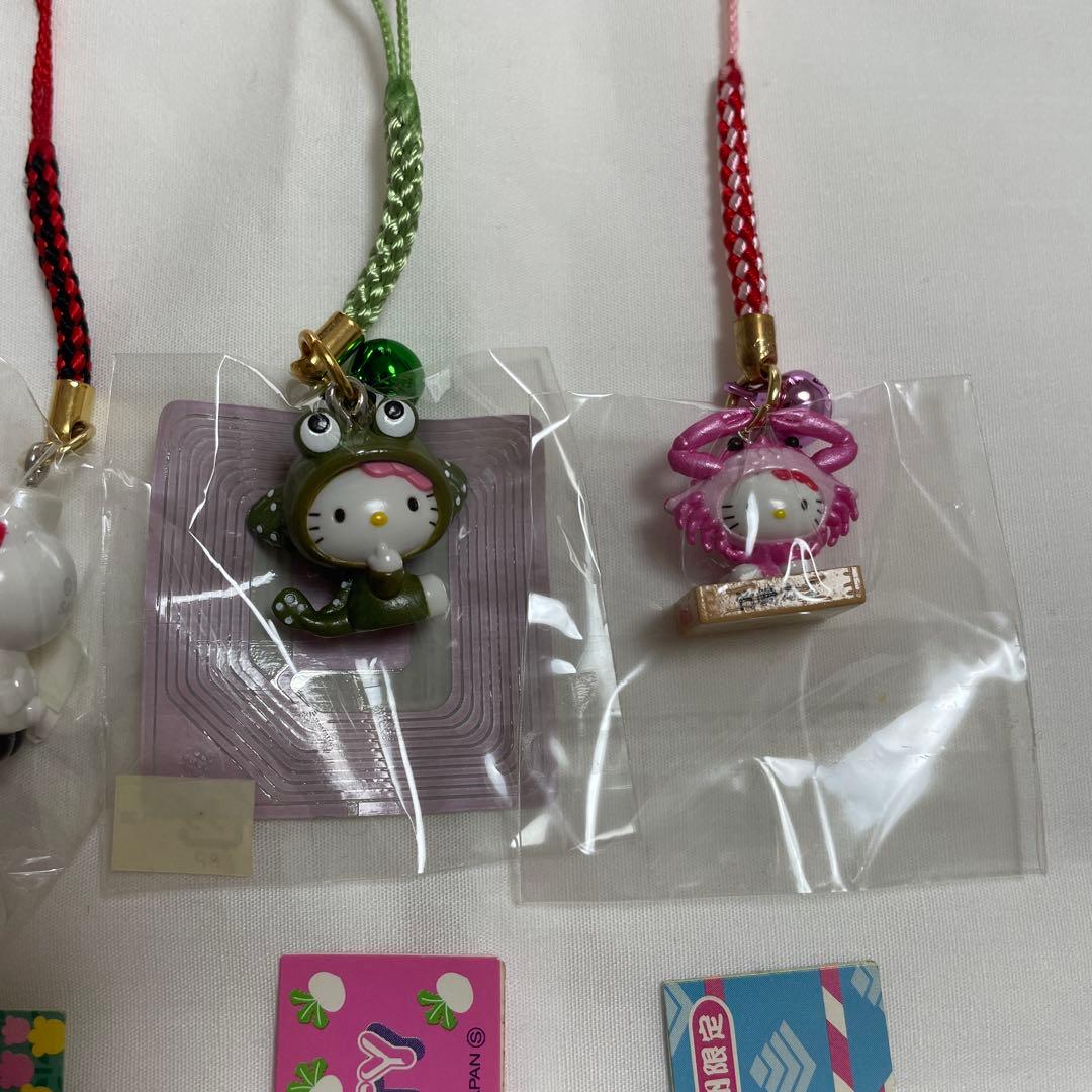 新品◆ハローキティ ご当地キティ 根付けストラップ 九州 10個セット◆匿名配送