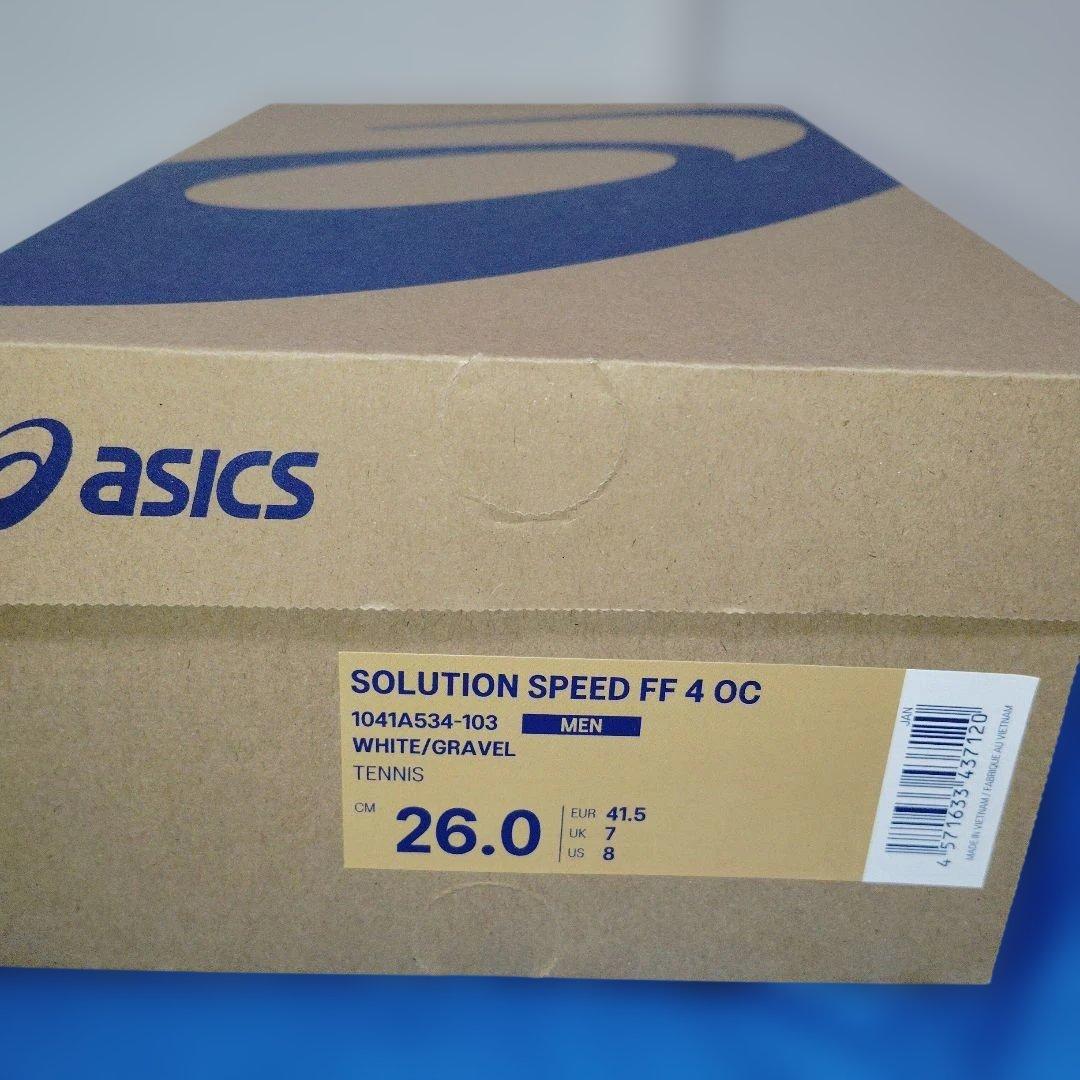 ASICS SOLUTION SPEED FF 4 OC シューズ26cm