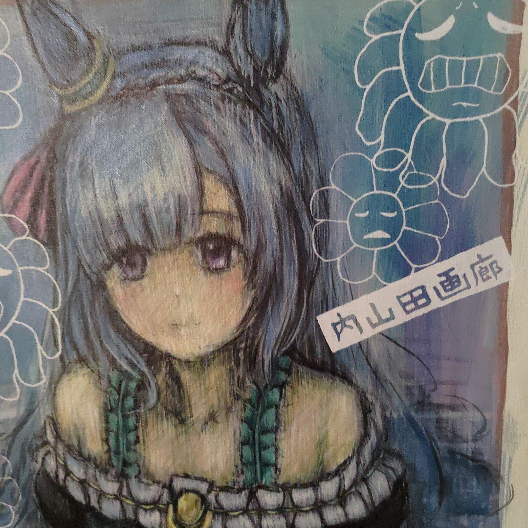 内山田画廊 　謹製　アクリル画 　f8 タイトル未定