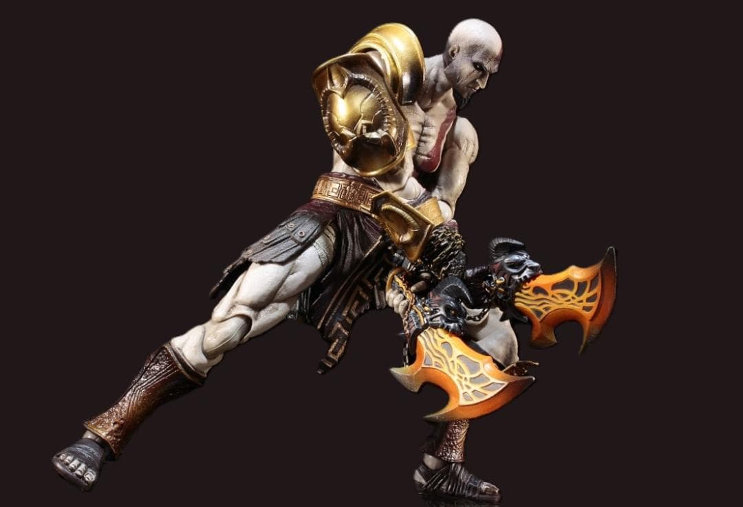中古　PLAY ARTS改 クレイトス （GOD OF WAR）