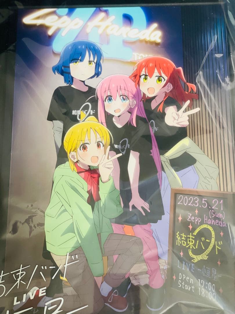 ぼっち・ざ・ろっく! 結束バンド キャラファイングラフ A4サイズ