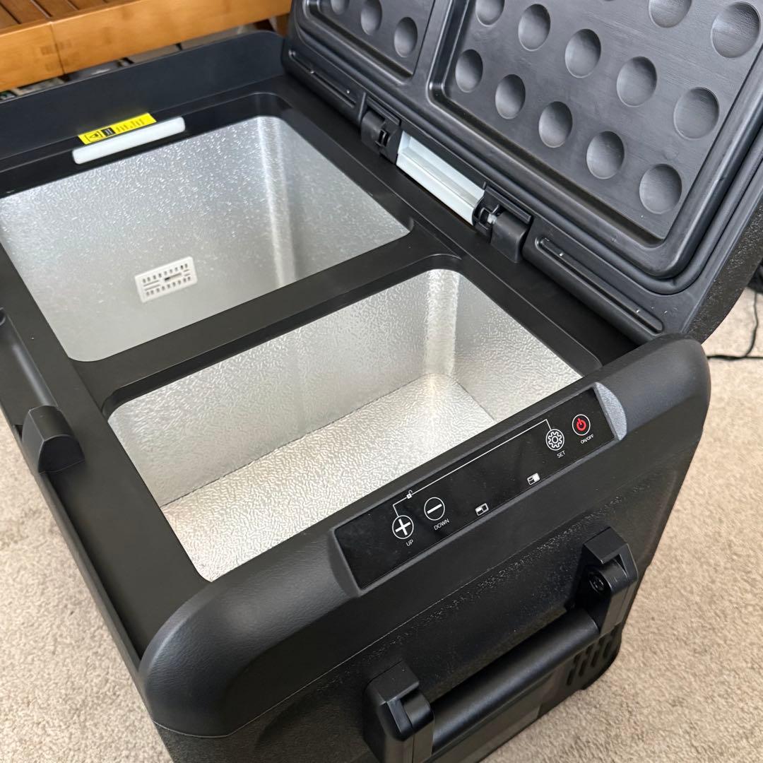 PHILIPS車載冷蔵庫 37Lポータブル冷蔵庫 2室独立 同時冷蔵&冷凍