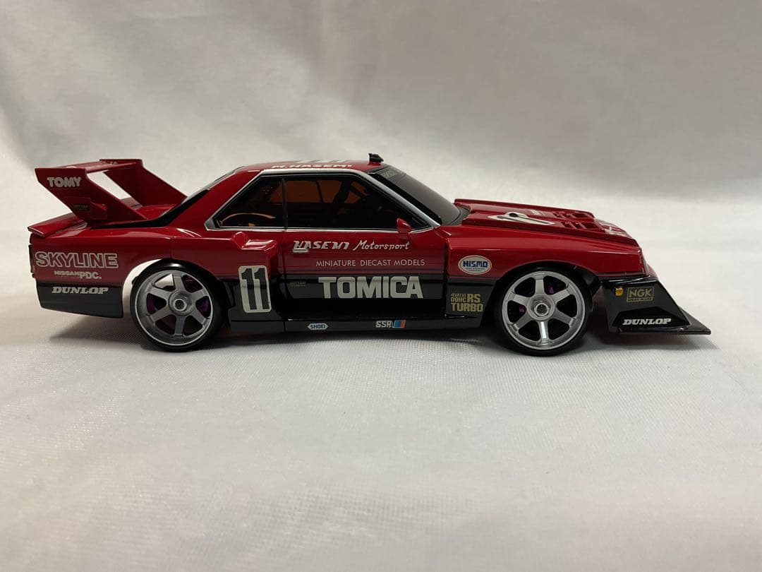 京商 ミニッツ AWD ドリフトスカイラインAFS2.4G基盤 アルミホイール付