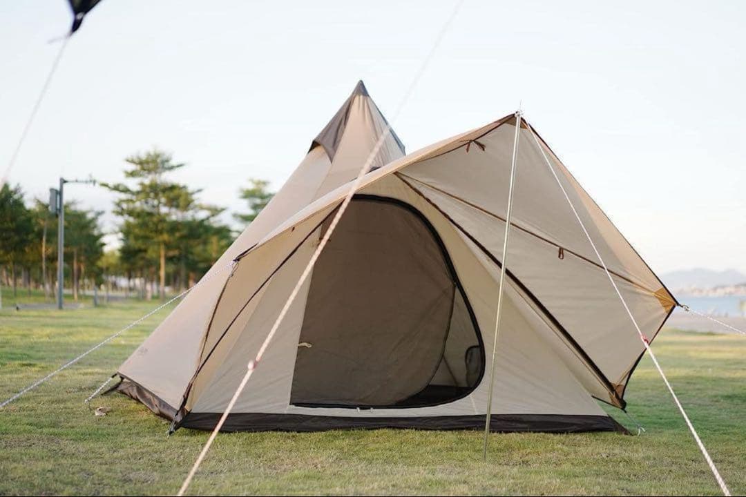 アウトドアシーズン到来✨2wayワンポールテント かんたん設営 防風防水