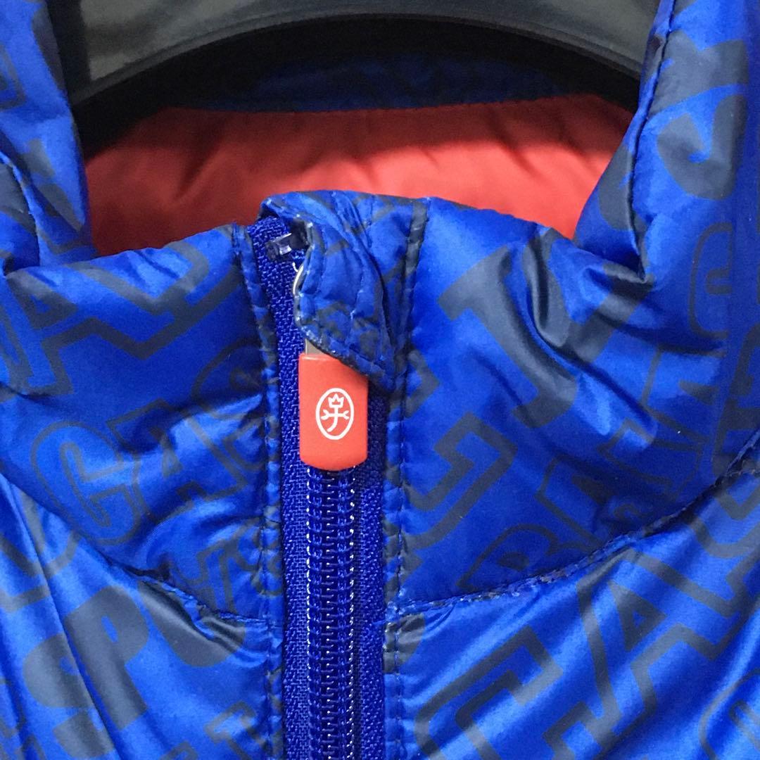 美品　カステルバジャック　スポーツ　ダウン　４４　青　CASTELBAJAC