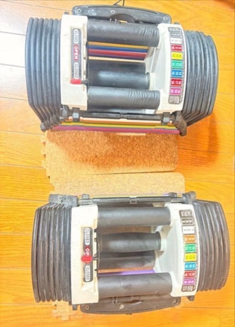 手渡しのみ　可変式ダンベル　ブロックダンベル　トレーニング