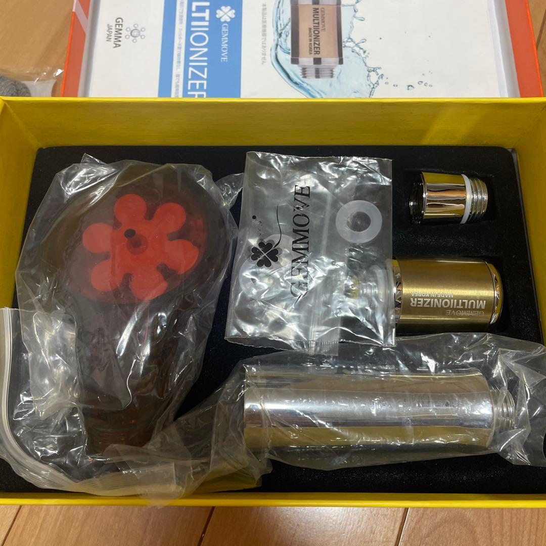 一度取り付けのみGEMMA /GEMMOVE マルチイオナイザー シャワーヘッド