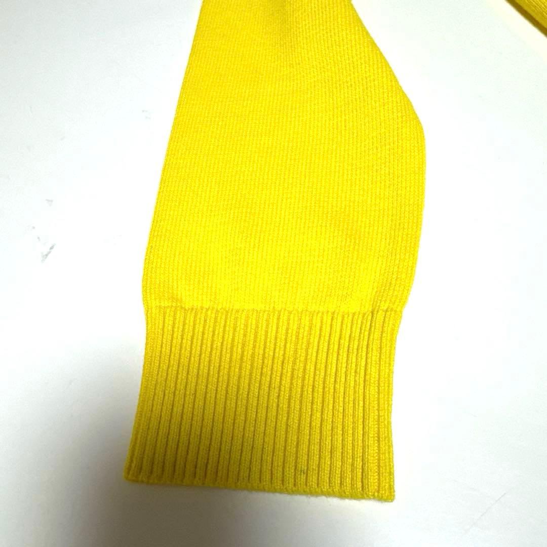 再お値下げ★St ANDREWSセントアンドリュース☆イエロークルーネックニット