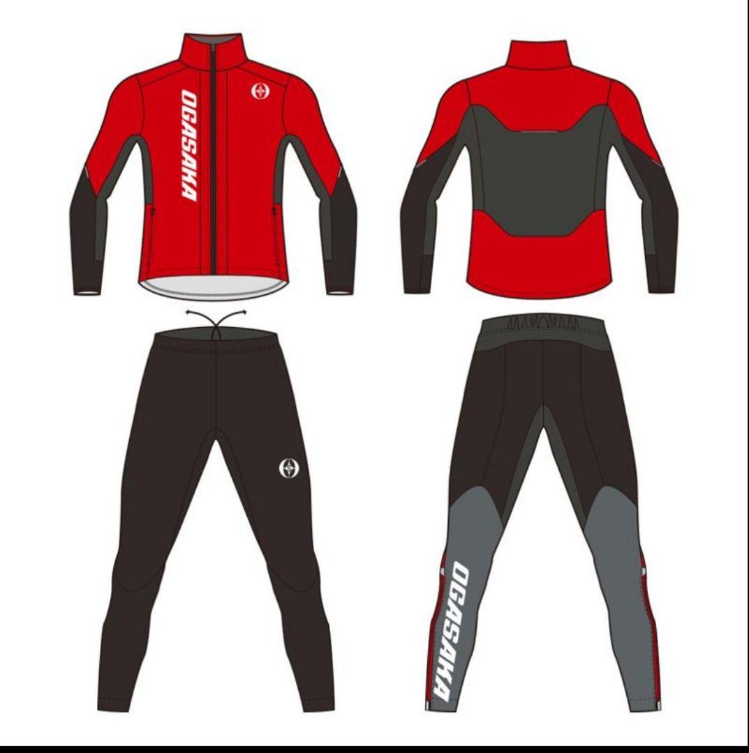 に*こ様 クロスカントリースキー　OGASAKAオーバースーツ