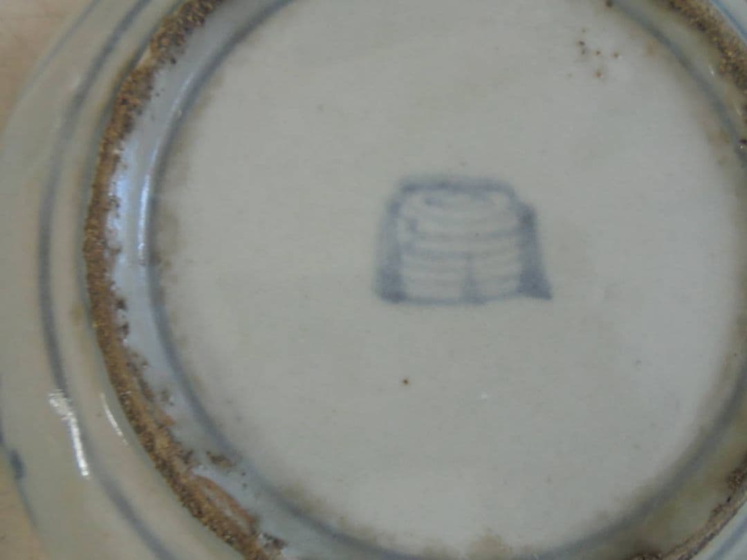 AKa6499　初期伊万里？　古伊万里　染付　くらわんか　５枚　セット