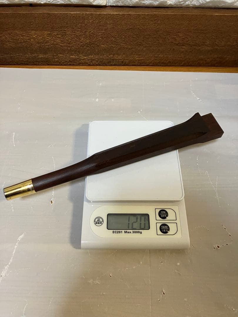 【高級希少】津軽三味線 紅木 トチ有 子持綾杉胴 三つ折棹 金細 二本溝 K18