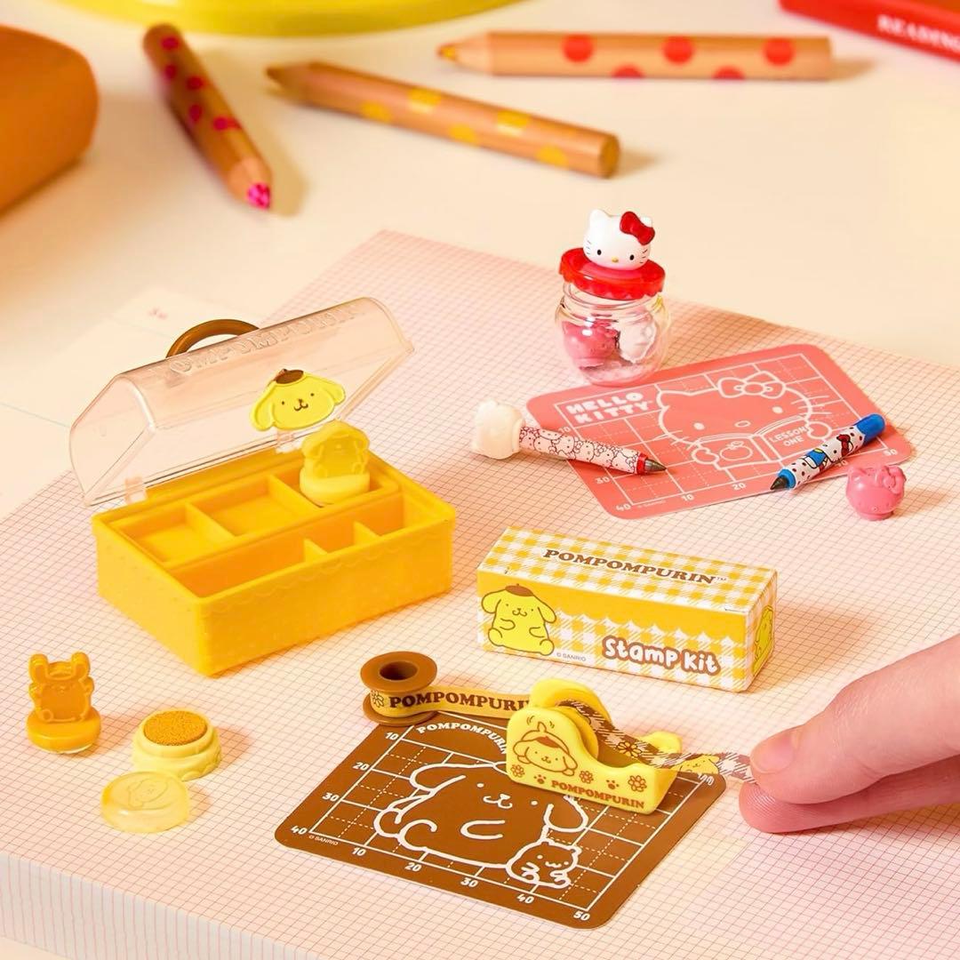 ミニバース　ハローキティ＆フレンズ　ミニチュア　ステーショナリー　全種類セット