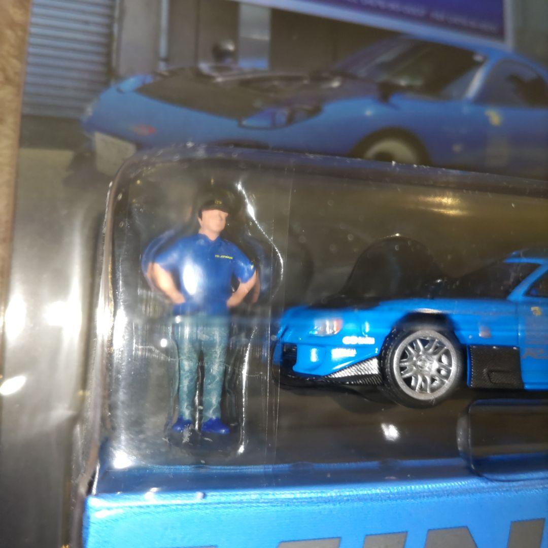 東京オートサロン2025 RE雨宮　Mazda RX-7ミニカー　雨さん人形付き