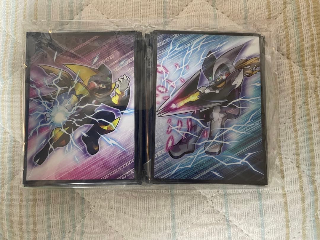 ロックマンエグゼ フォルテクロスロックマン ゴールド/シルバー スリーブ セット