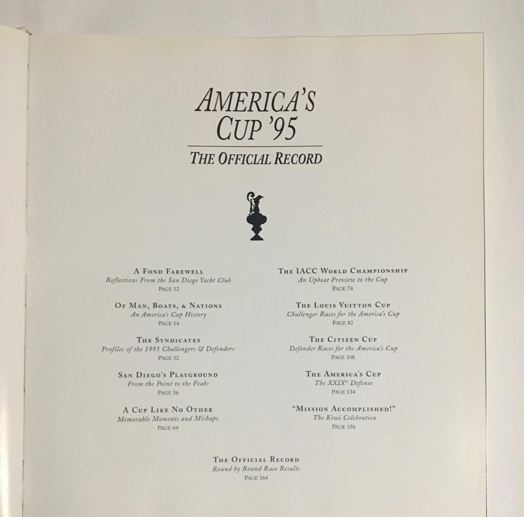 Americas'cup アメリカズ ヴィトン シチズン カップ 公式ブック