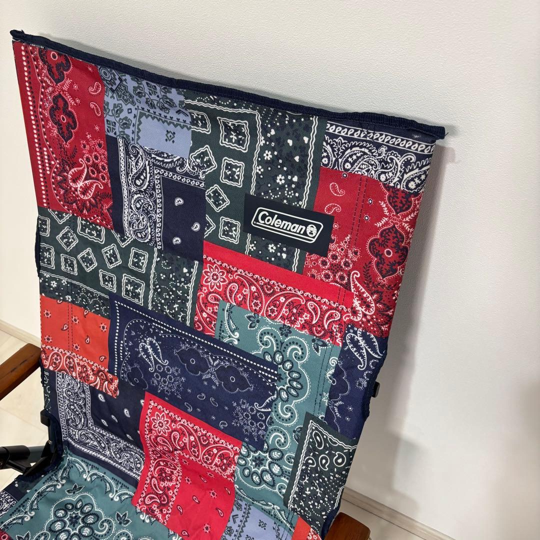 Coleman × BEAMS レイチェア バンダナ柄　コラボ限定2脚セット