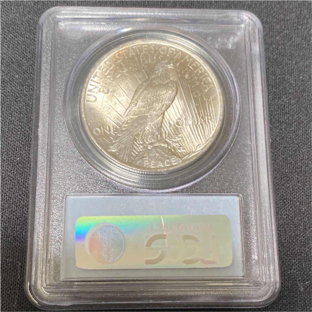 未使用pcgs社MS62アメリカ銀貨、1922年