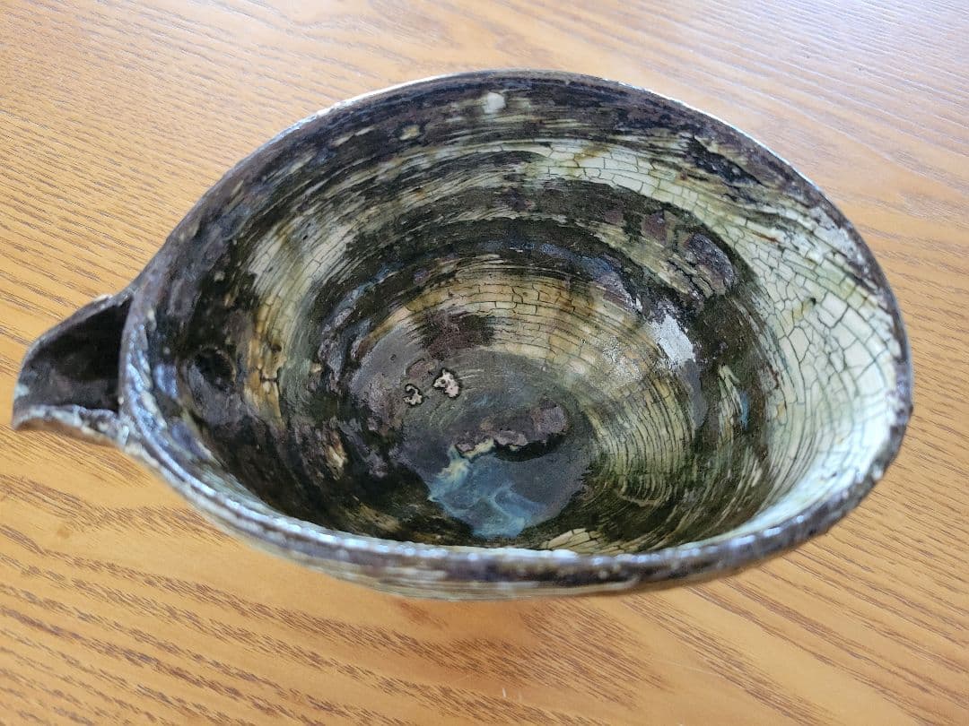 唐津焼　刷毛目　片口酒器