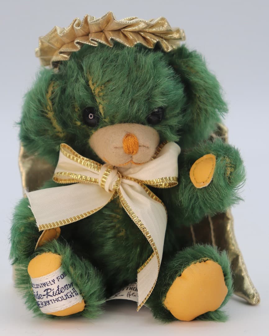 MerryThought 限定版 天使のクマ 緑