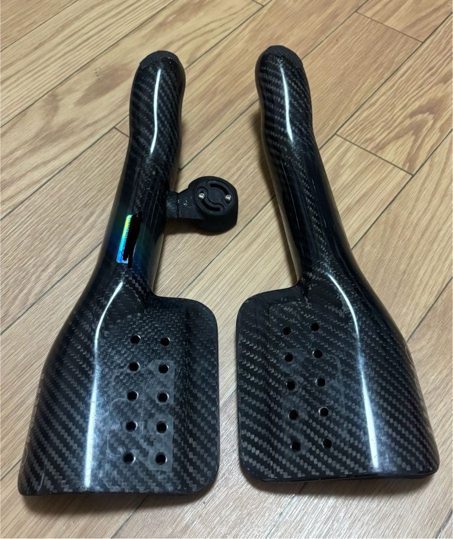 Fast tt aerobar カーボンエアロバー　スペーサー付き