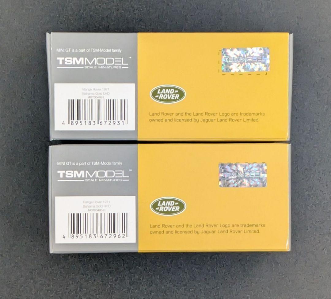 ミニカー MINI GT Range Rover 1971 Bahama Gold 495
