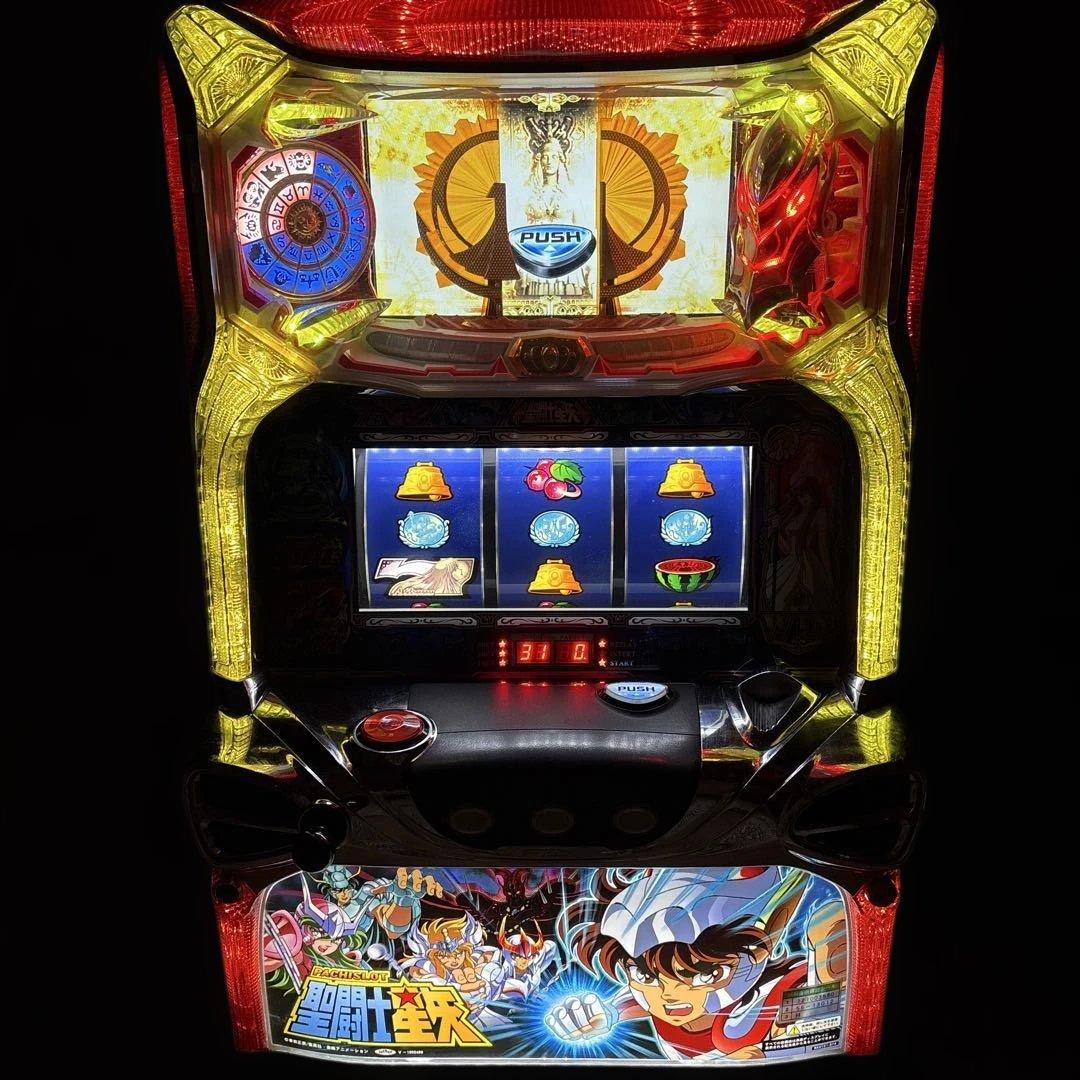【送料込み！すぐに遊べる！】パチスロ実機初代 聖闘士星矢 不要機付き