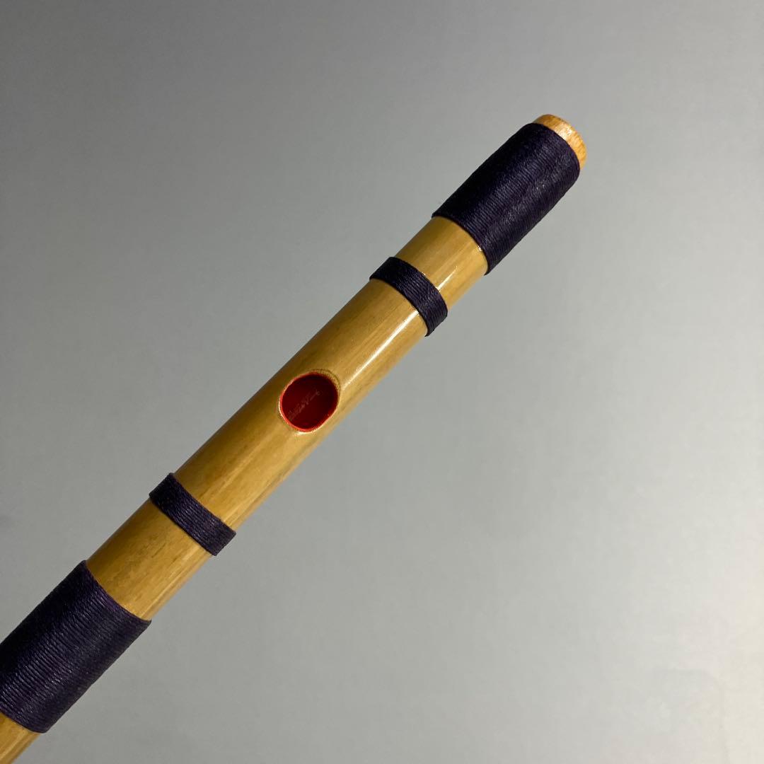 神楽笛（古典調篠笛、囃子笛）　 MRK-96　石見地方　和楽器　竹笛 　総巻