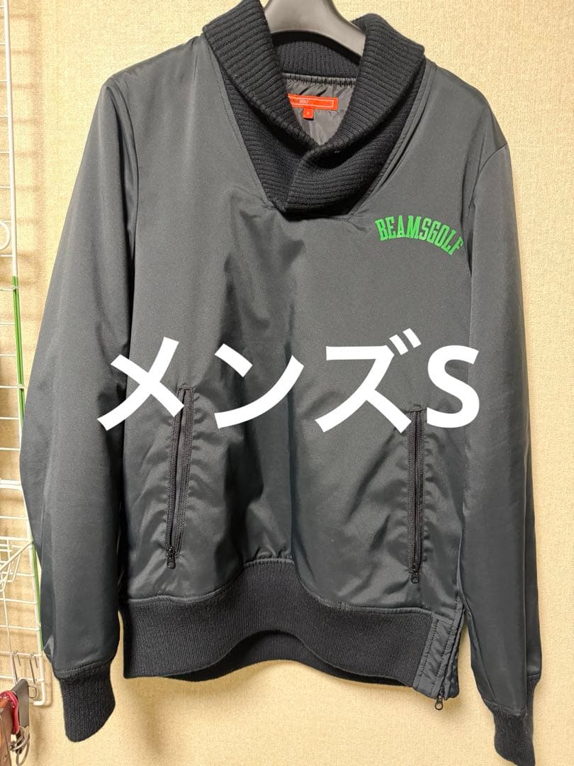 BEAMS GOLF 中綿ブルゾンS ブラック ビームスゴルフ