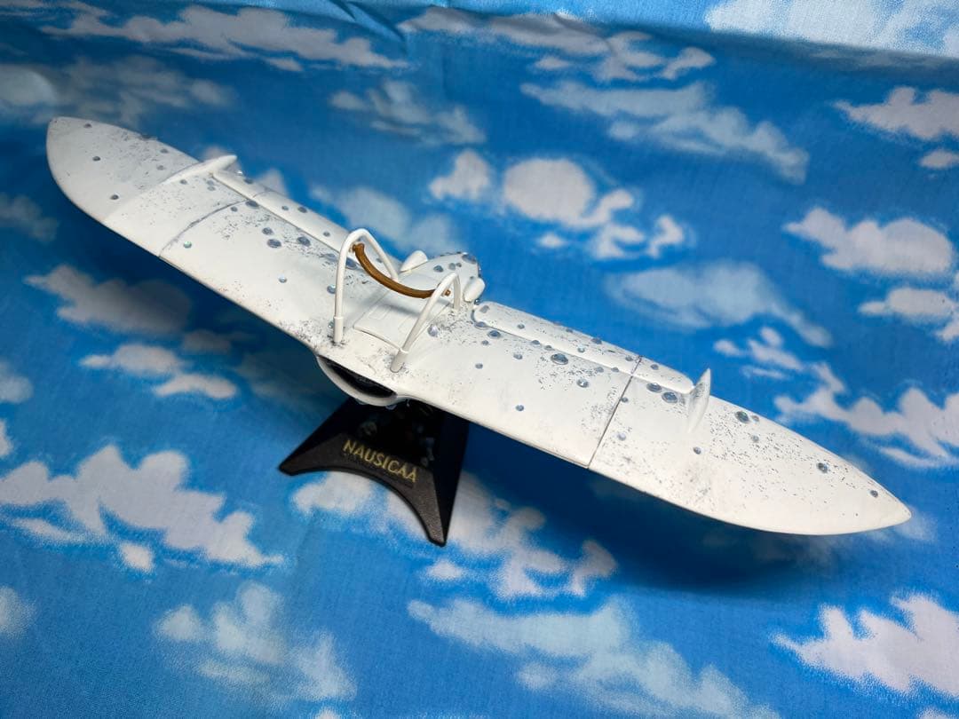 風の谷のナウシカ　カイに乗るナウシカ　メーヴェ　プラモデル完成品