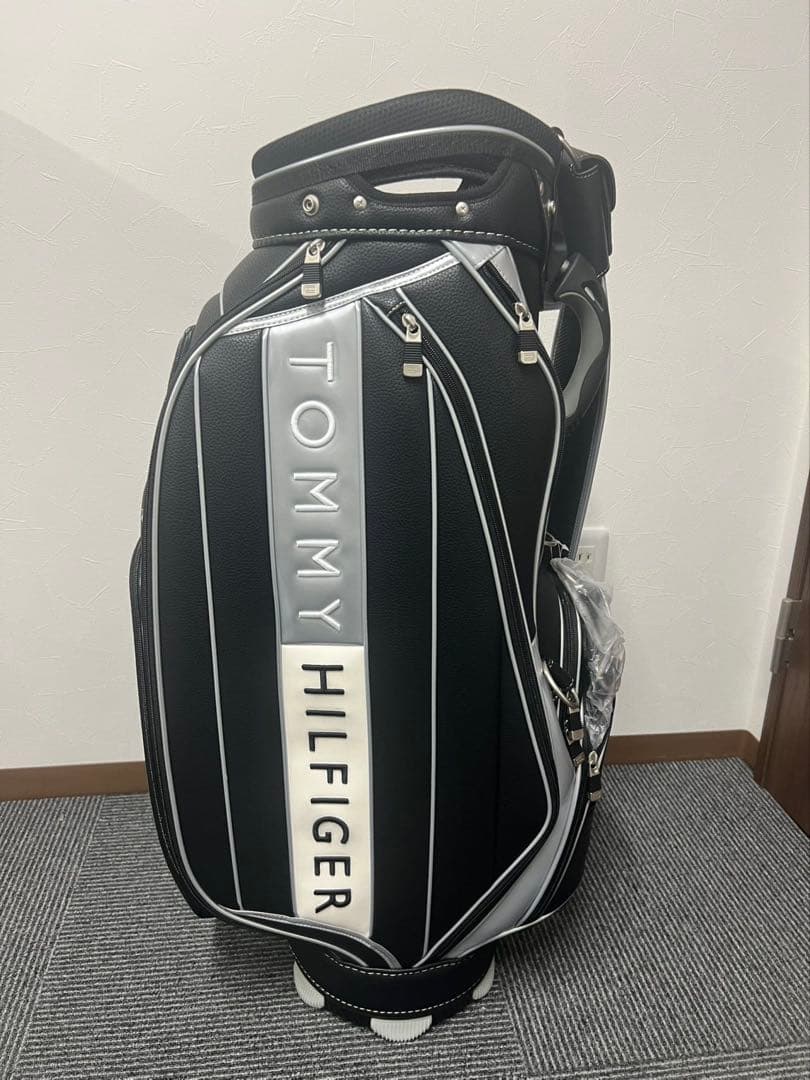   キャディバッグ ブラック/ホワイト